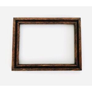 Vintage Dollhouse Miniature Frame Artisan Handmade Wood Mini Framing